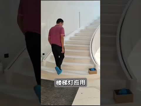 Test thi công đèn cầu thang đi sáng 1 lần 