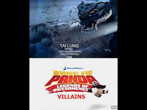 Tai Lung VS Kung fu panda legends of awesomeness villains