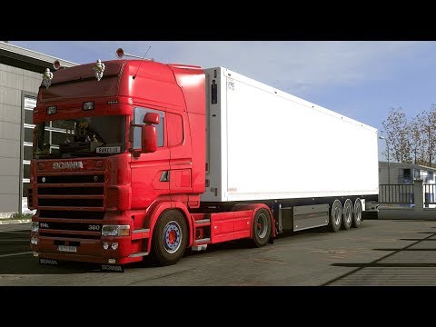 [ETS2] Euro Truck Simulator 2 1.32 - Scania 4 series - Trailer Schwarzmuller