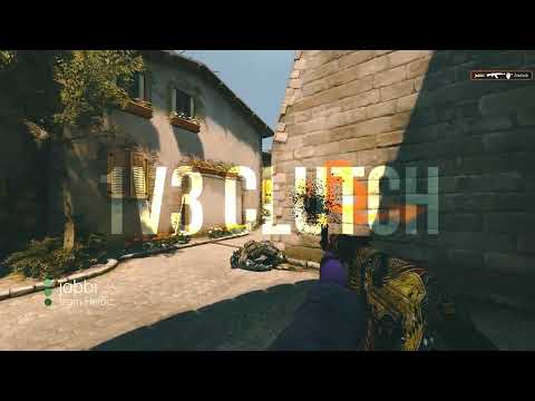 CSGO Heroic jabbi 1v3 CLUTCH AK47 vs NiP Inferno IEM Rio 2023