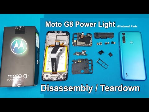Moto G8 Power Lite Disassembly / Teardown | All Internal Parts of Moto G8 Power Lite