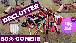 DECLUTTER My Lip Products With Me! + SURPRISE GIVEAWAY