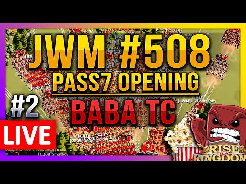 , title : 'JWM / BABA #508 Pass7 OPENING 🔴 LIVE - Rise of Kingdoms ROK Fleisch'