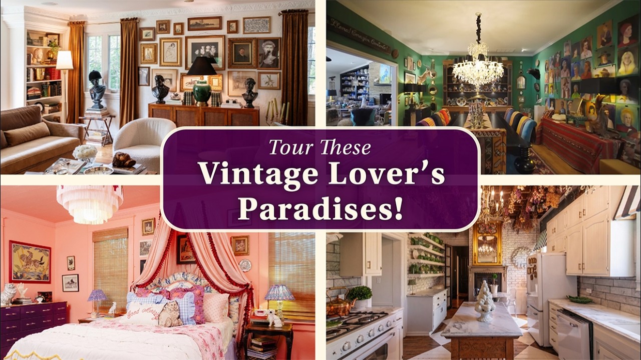 BINGE-WATCH: These Homes With Wall-to-Wall Vintage Charm!