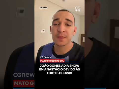 João Gomes Adia Show Em Anastácio MS Devido Às Fortes Chuvas