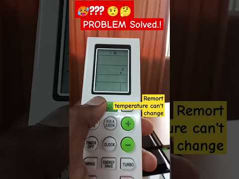Ac Temperature Not changing..Only change mode...??🤨problem solved!!!. Just see the last step😇👆🏼😇