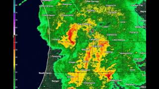 Grand Rapids, Michigan radar loop August 20, 2016
