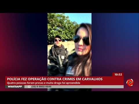 Operação prende quatro suspeitos ligados a facção criminosa em Carvalhos