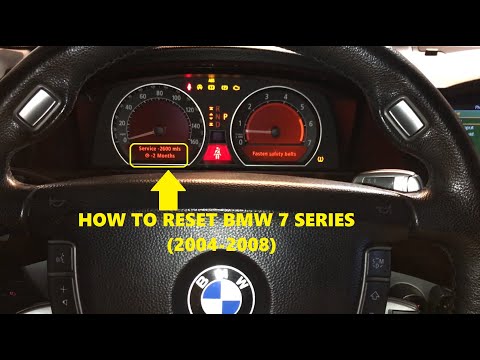 How to Reset Service BMW 750i (2002-2008) E65