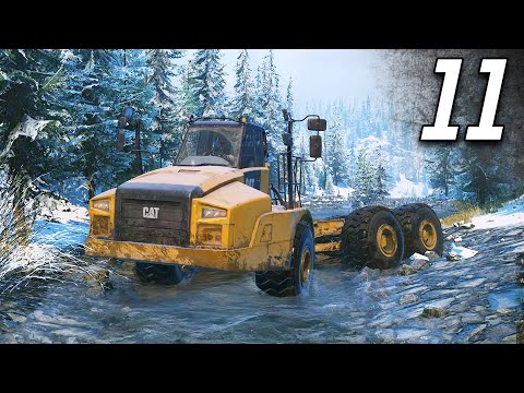 SnowRunner - Part 11 - CAT 745C IS A MONSTER!