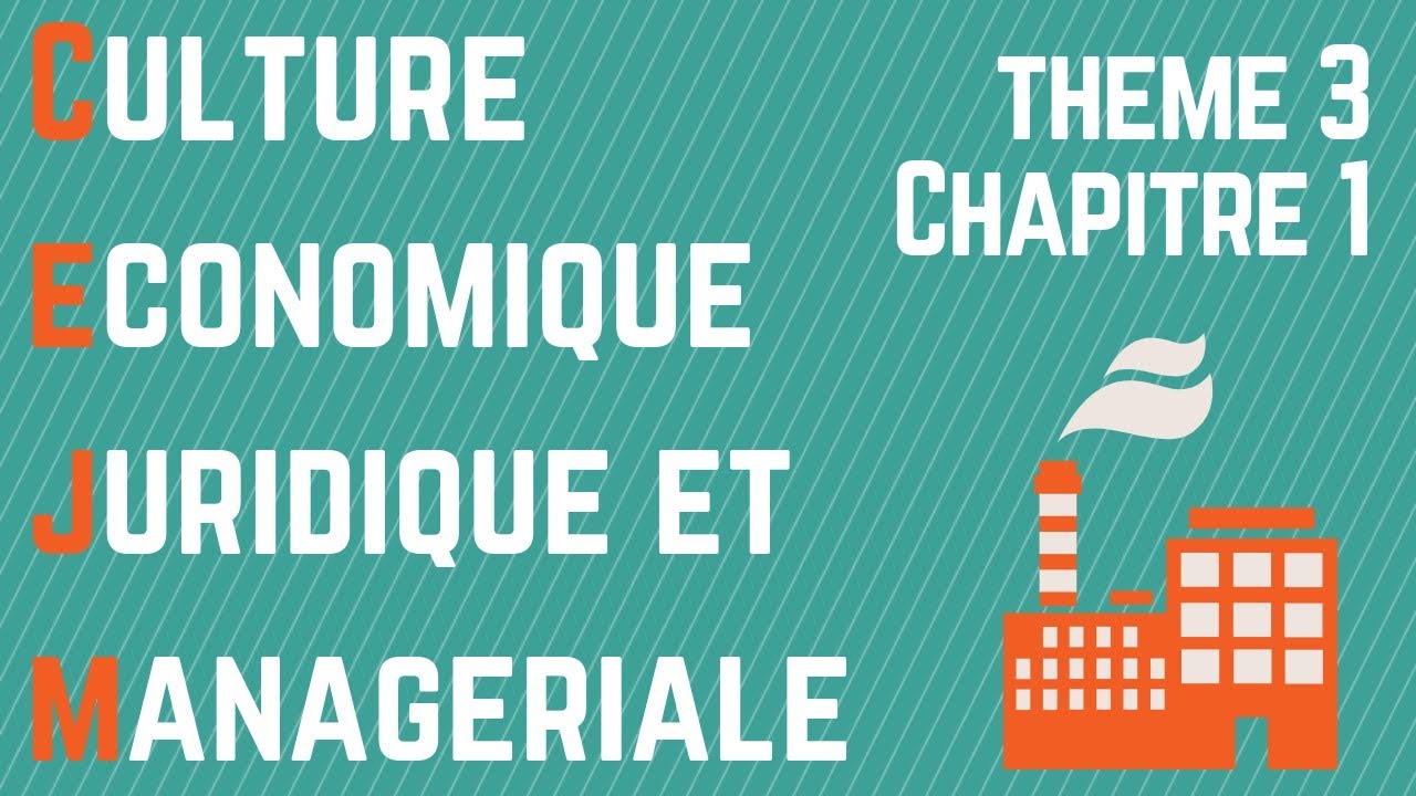 CEJM - Th3 Chap1 : Les facteurs déterminants des choix de production