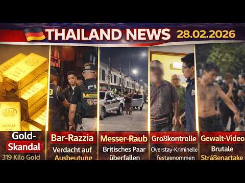 THAILAND NEWS LATEST: 👮‍♂️ Interpol strikes! 🛂 | 💎 The Gold Jackpot | 🚨 Knife gang!