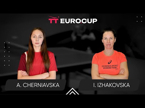 14:45 Alina Cherniavska - Inha Izhakovska 10.02.2025 TT Euro.Cup Women Ukraine Star. TABLE 4