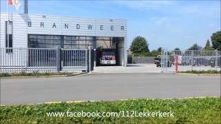preview picture of video 'Brandweer Lekkerkerk met spoed naar Rookmelder OMS Waterpoort Krimpen aan de Lek'