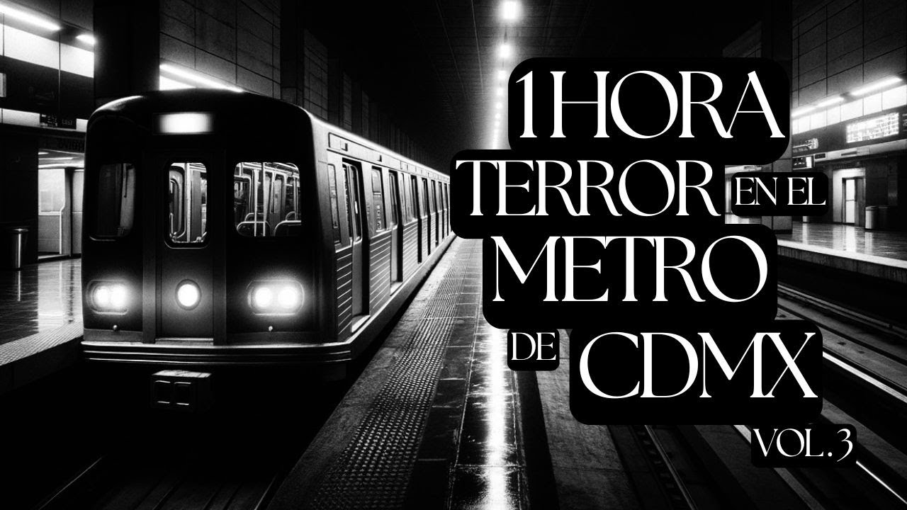 1 HORA DE TERROR EN EL METRO DE CDMX (RELATOS Y EXPERIENCIAS PARANORMALES)