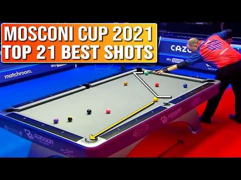 TOP 21 BEST SHOTS | Mosconi Cup 2021 (9-Ball Pool)
