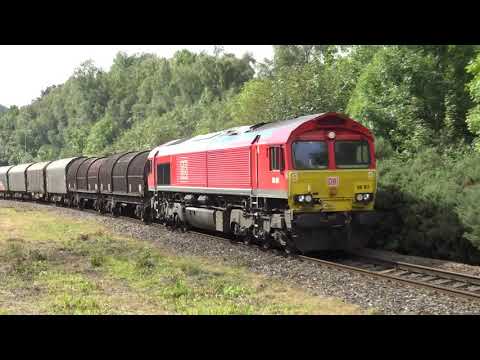 DB Cargo 66017 on Margum to Dee Marsh Steel Freight - Pontypool - 12/09/19