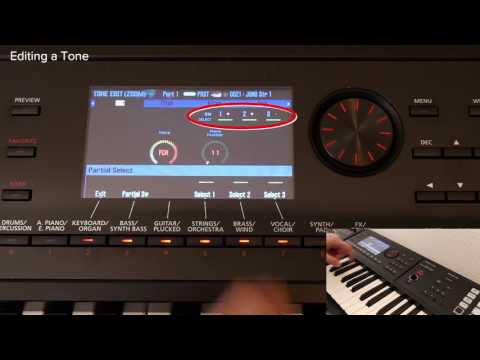 "Editing Sounds (Tones)" Roland FA-06/FA-07/FA-08 #07