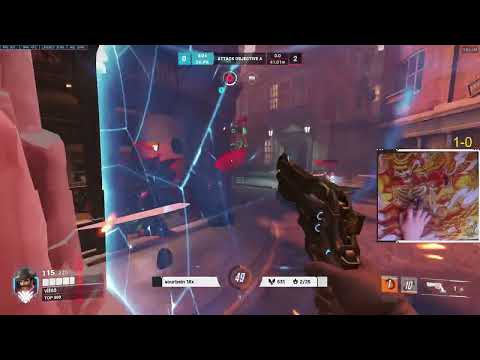 GALE TOP 500 HITSCAN MAIN CASSIDY! OVERWATCH 2 TOP 500 SEASON 3