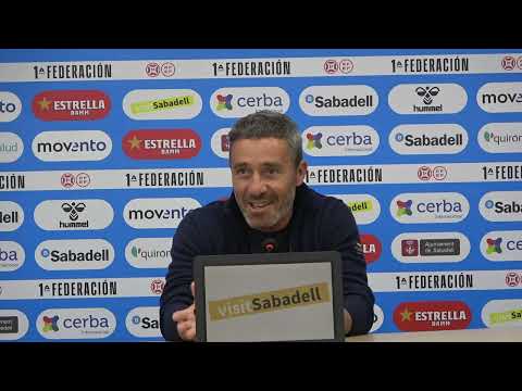 ???? RdP postpartit d'Óscar Cano | CE Sabadell - CD Teruel