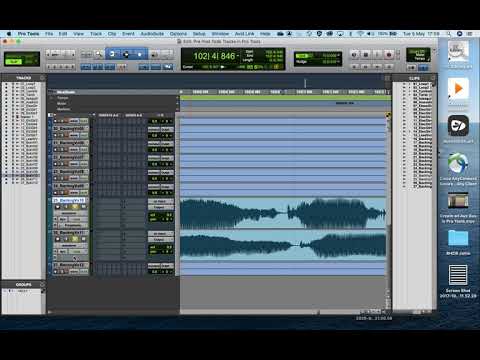 Warping audio in time in Pro Tools