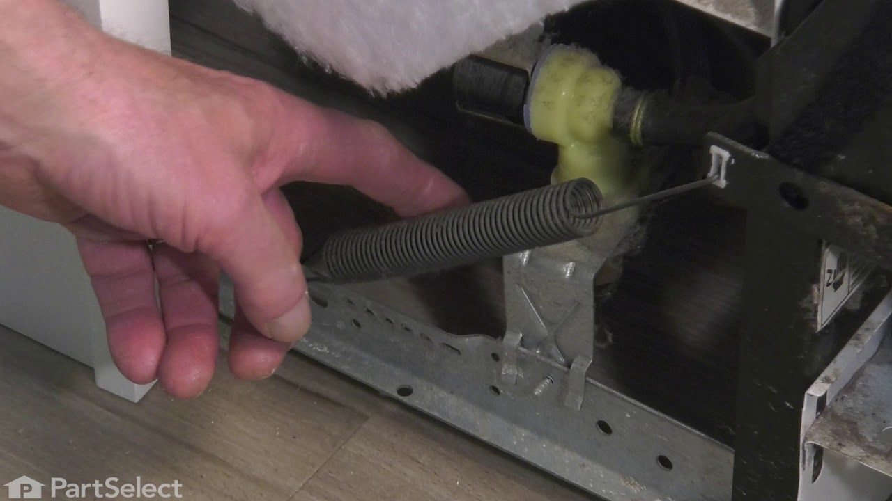 Replacing your Kenmore Dishwasher Spring, Door