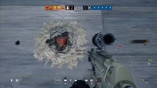 「レインボーシックス　シージ」防弾カメラでオールキル？！