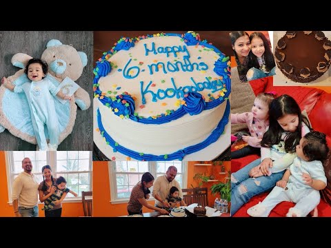 #usa 6 Months old Kayden! #cakecutting with Friends & Fam!! #Kookoobaby/ 3/27/2022