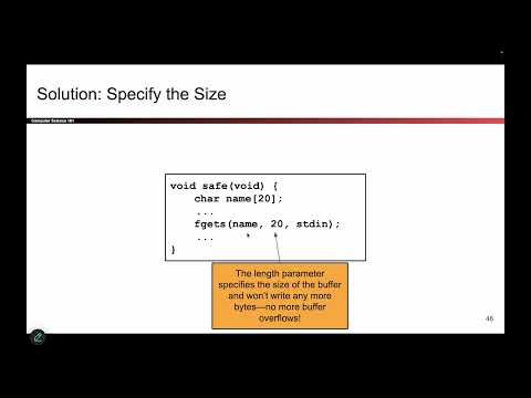 [MemSafety2, Video 10] Heap Overflows, Vulnerable C Library Functions