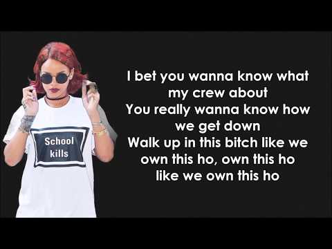 Phresh out the runway by Rihanna Lyrics