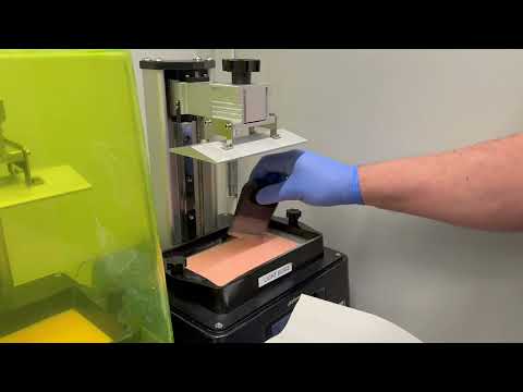 Initializing a 3d printed dental model using a phrozen mini 8ks 3d printer Step-by Step Guide