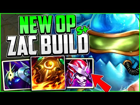NEW ZAC BUILD TURNS HIM INTO AN EASY S+ CARRY JUNGLER👌 | How to Play Zac Season 12 League of Legends