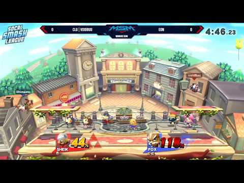 MSM 165 - CLG | Void (Shiek) Vs Eon (Fox) Winners Semi - Smash 4