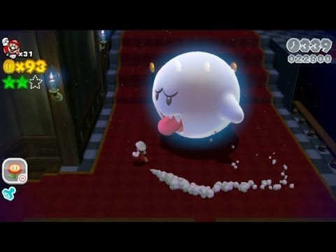 Super Mario 3D World 100% Walkthrough Part 5 - World 3 (3-1, 3-2, 3-3) Green Stars & Stamps