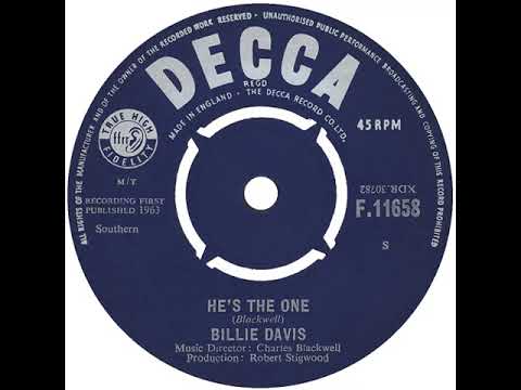 UK New Entry 1963 (112) Billie Davis - He's The One