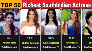 Top 50 Richest South Indian Actress  2022
