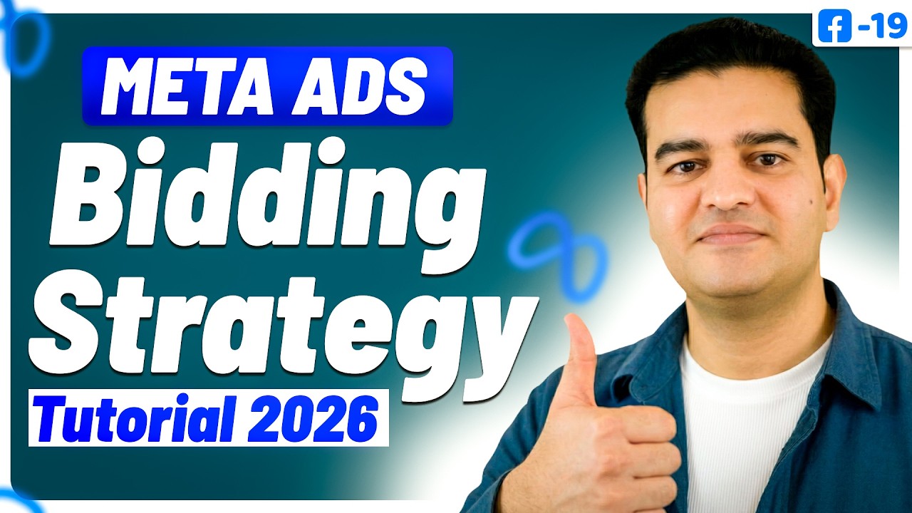 Meta Ads Bidding Strategies 2026 | Facebook Ads Bidding Strategy Explained | #biddingstrategy
