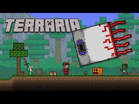 Turning Terraria into Minecraft! Terraria 1.4.2 Minecraft Resource Pack!