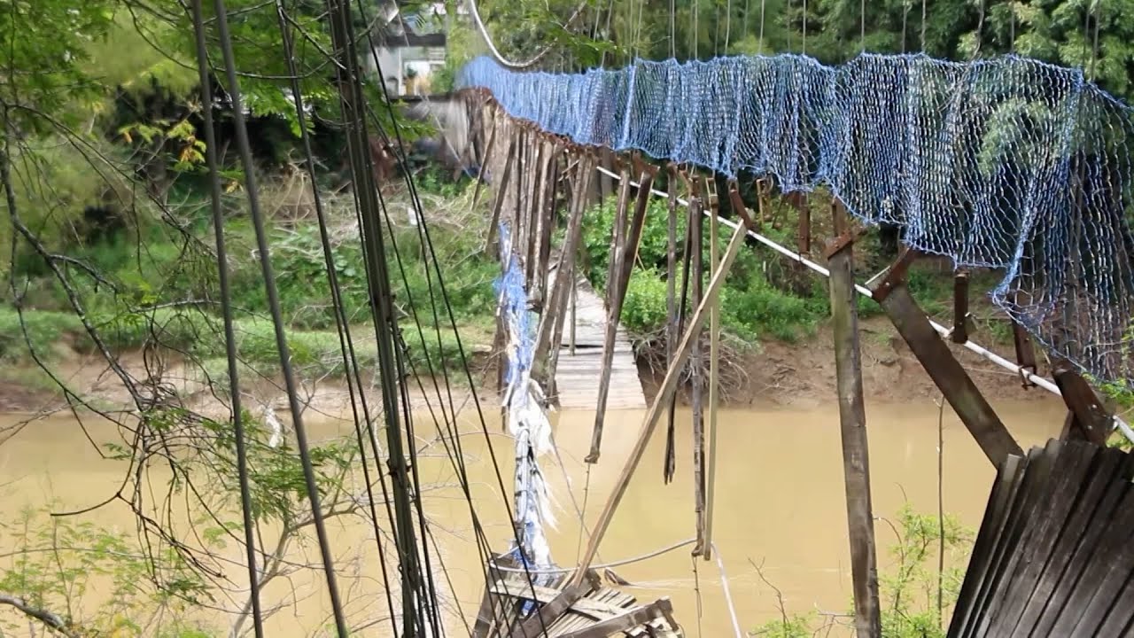 Reconstrução das pontes pênseis segue sem prazo definido em Rio do Sul