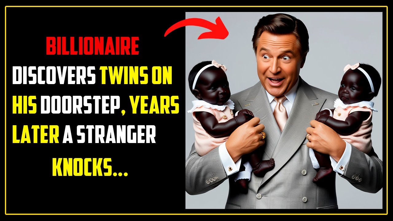 Billionaire Discovers Twins on His Doorstep, Years Later a Stranger Knocks
