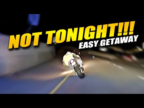 Motorcycle vs Police