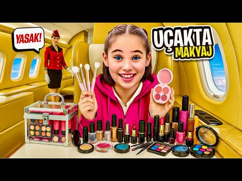 ELIF SINEM WROTE SECRET MAKEUP ON THE PLANE!! STEWARD PASSENGER ESCAPE FROM AZERBAIJAN!!