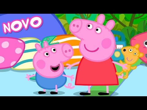 Capa de Peppa Pig Português Brasil | O Esconderijo Misterioso | NOVO Contos da Peppa Pig