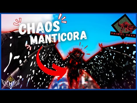 Ark Primal Fear Ep.104:DOMAMOS UMA CHAOS MANTICORA, QUASE TUDO PRONTO PARA O TITÃ