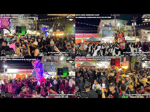 NUEVA ONDA HERMANOS CLARK EN COMPARSA CARNAVALES DE EL CALLAO 2026