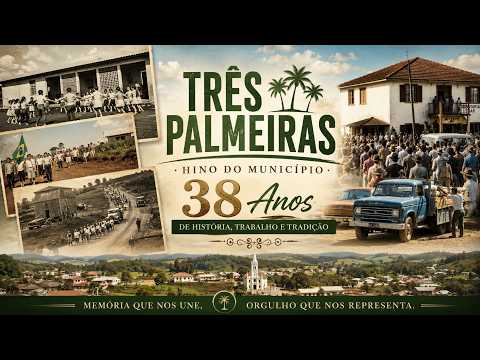 A História de Três Palmeiras em Imagens Antigas | Hino do Município