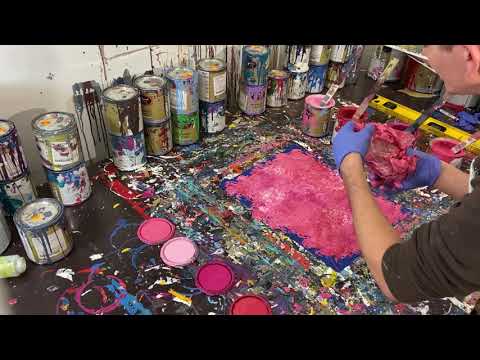 "Heart of Hearts" Fractal Abstract Painting Demonstration