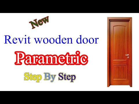 Revit  wooden door family