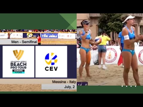 2023 Volleyball World Beach Pro Tour Futures | Messina Women | Semifinals Full Match