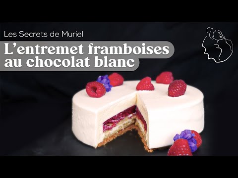 Raspberry and white chocolate dessert